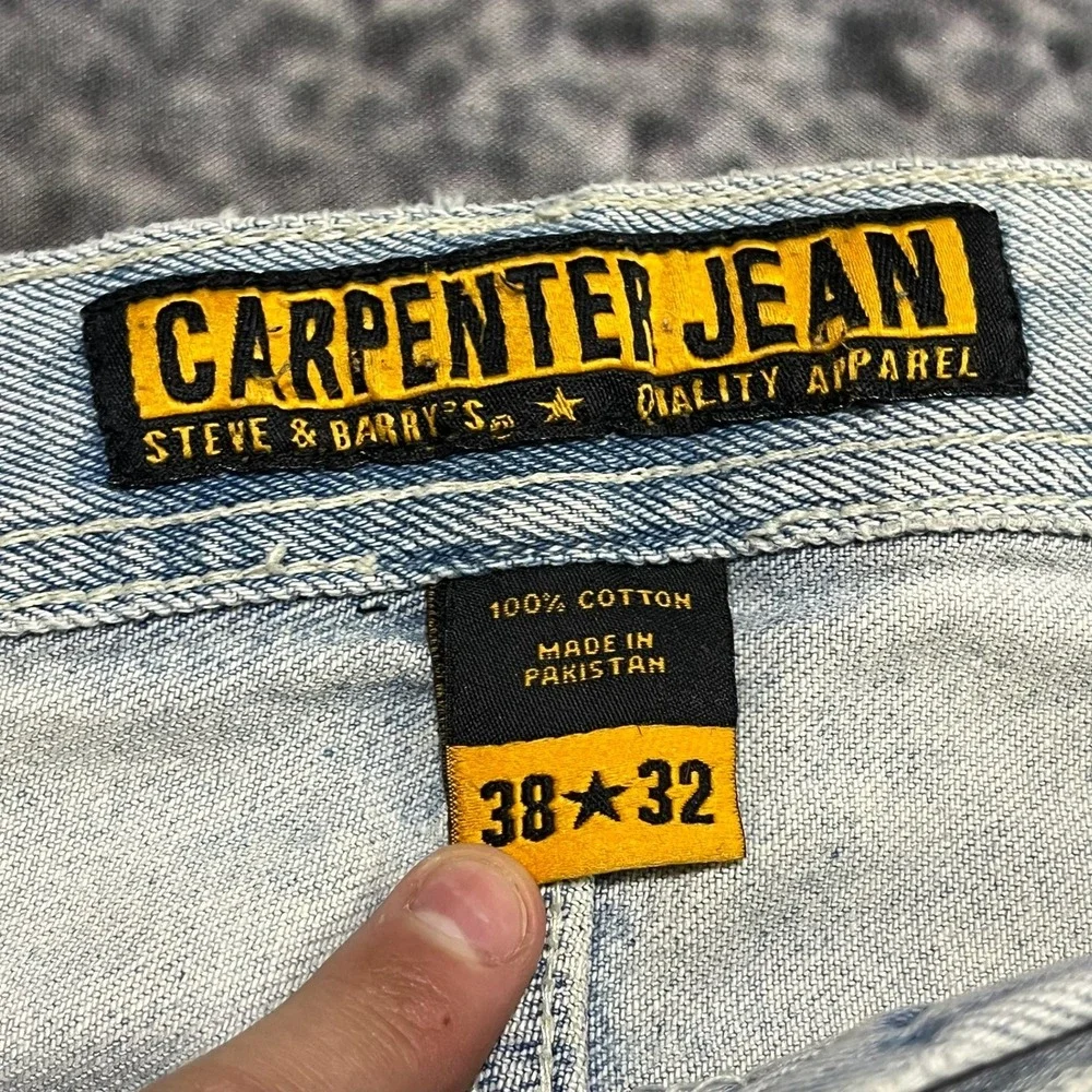 Steve and Barry's Carpenter Jeans‎ Mens 38x29 Blue Workwear Skater Vintage Y2K